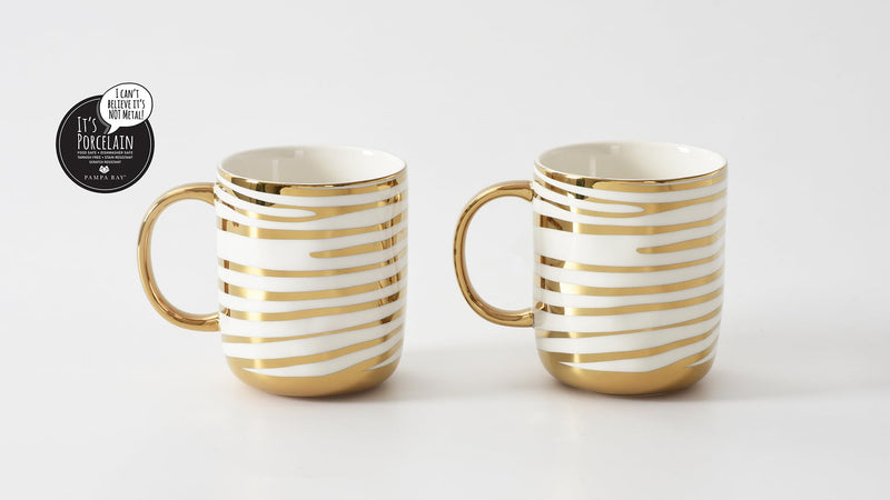 Pampa Bay - Gift Set Striped Mugs - Limolin 
