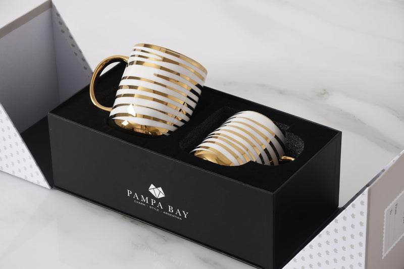 Pampa Bay - Gift Set Striped Mugs - Limolin 