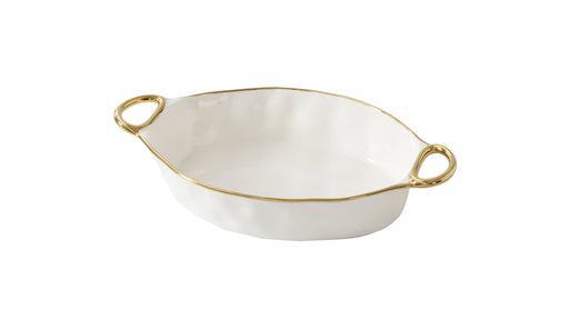 Pampa Bay - Golden Handles Oval Baking Dish - Limolin 