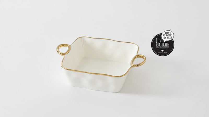 Pampa Bay - Golden Handles Square Baking Dish - Limolin 