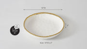 Pampa Bay - Golden Salerno Medium Shallow Bowl - Limolin 