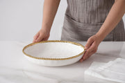 Pampa Bay - Golden Salerno Medium Shallow Bowl - Limolin 