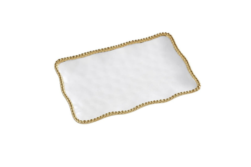 Pampa Bay - Golden Salerno Rectangular Platter - Small - Limolin 