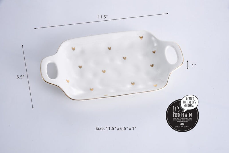 Pampa Bay - Heart to Heart Tray with Handles - Limolin 
