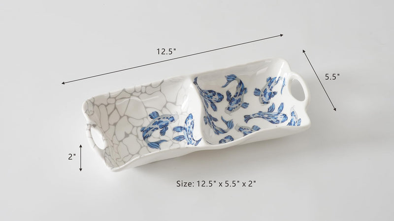 Pampa Bay - Koi Melamine 2-Section Server - Limolin 