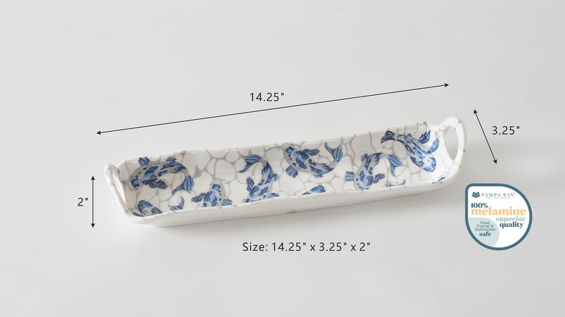 Pampa Bay - Koi Melamine Cracker Tray - Limolin 