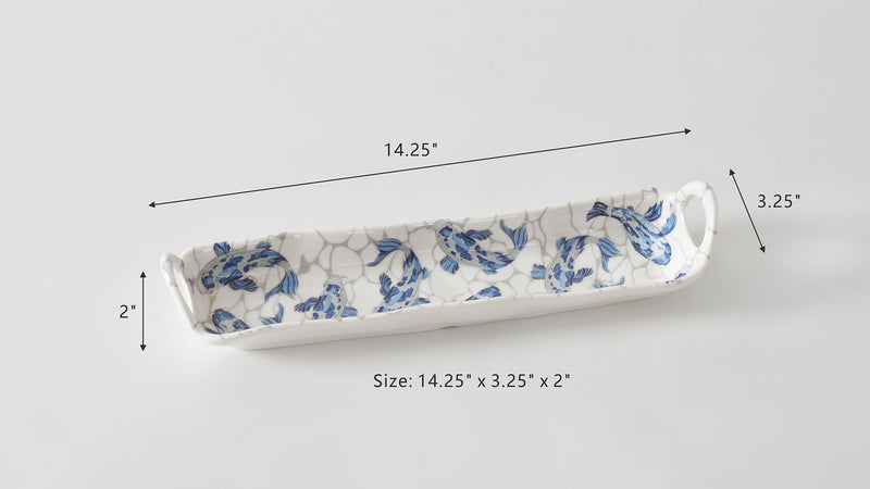 Pampa Bay - Koi Melamine Cracker Tray - Limolin 