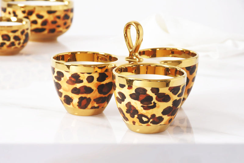 Pampa Bay - Leopard Print Triple Server - Limolin 