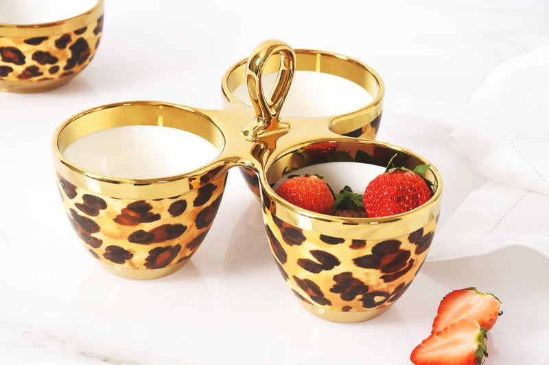 Pampa Bay - Leopard Print Triple Server - Limolin 