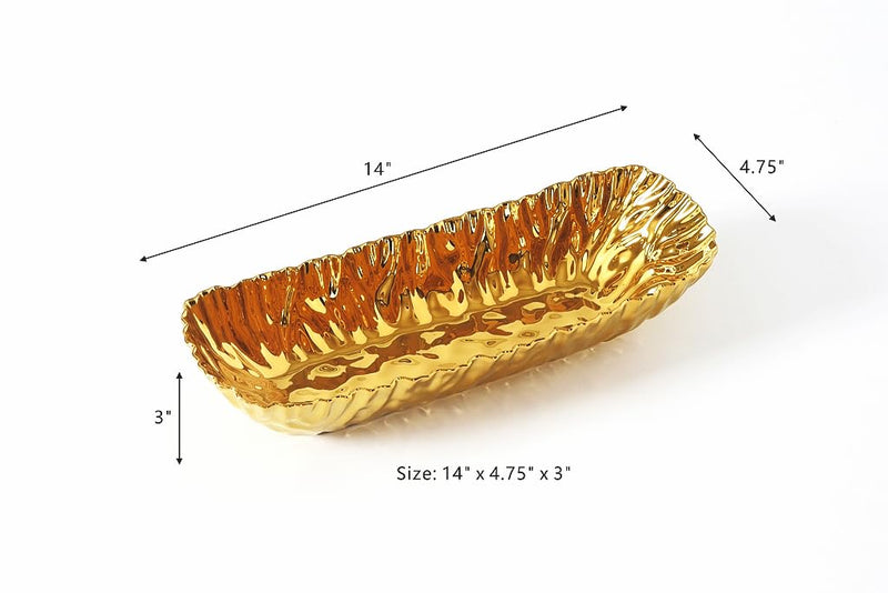 Pampa Bay - Mascali D'Oro Deep Rectangular Server - Limolin 