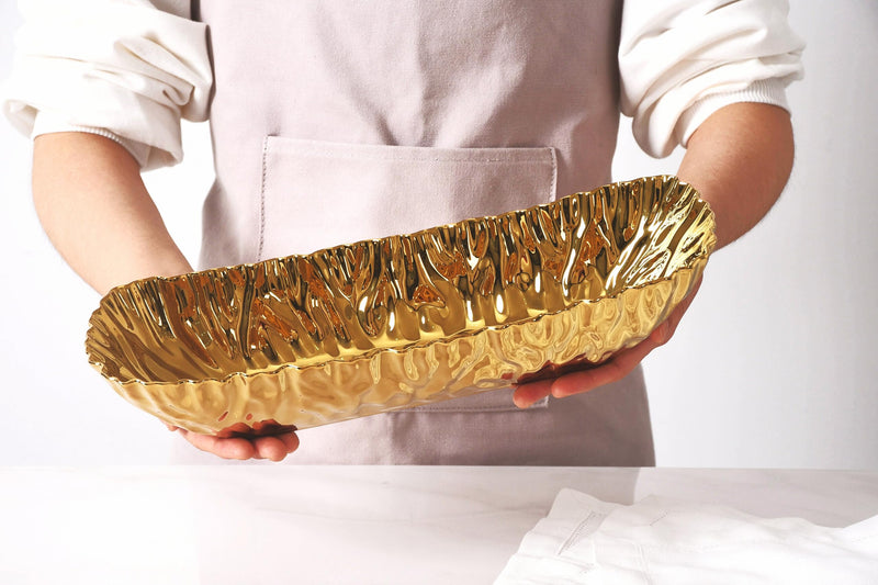 Pampa Bay - Mascali D'Oro Deep Rectangular Server - Limolin 