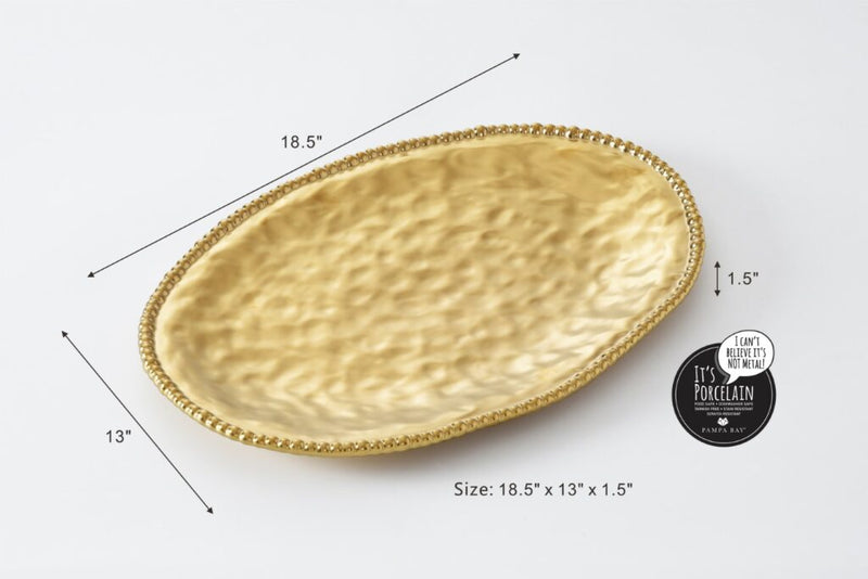 Pampa Bay - Monte Carlo Large Oval Platter - Limolin 