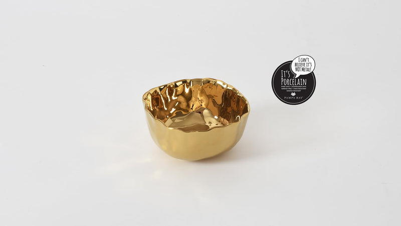 Pampa Bay - Portofino Gold Snack Bowl - Limolin 