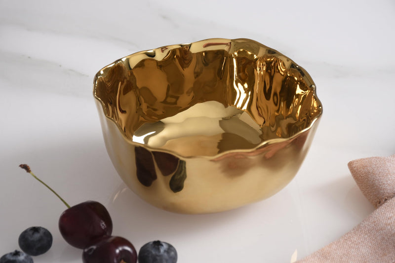 Pampa Bay - Portofino Gold Snack Bowl - Limolin 