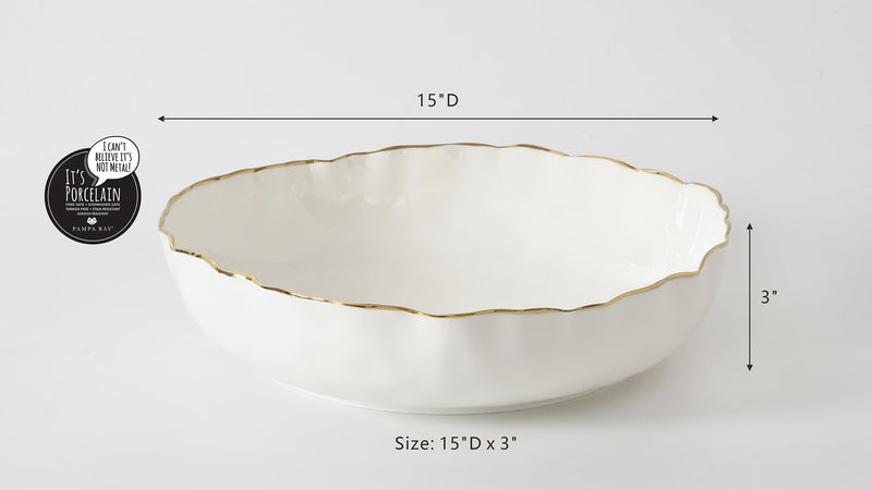 Pampa Bay - Portofino XL Shallow Bowl - Limolin 