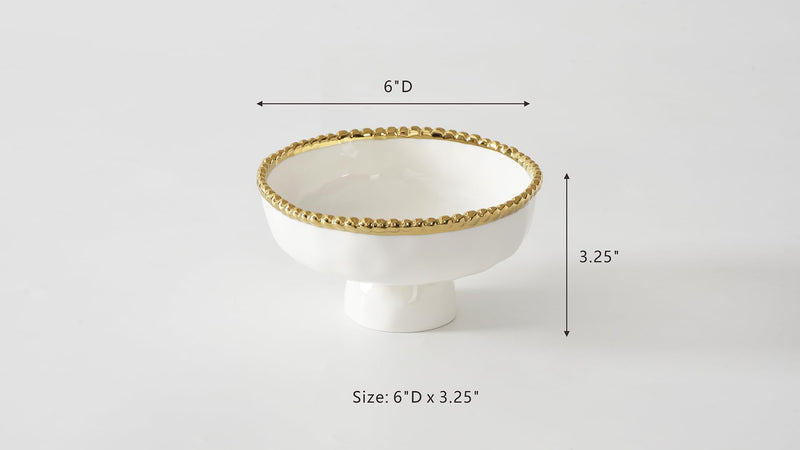 Pampa Bay - Salerno Footed Bowl Collection - Limolin 