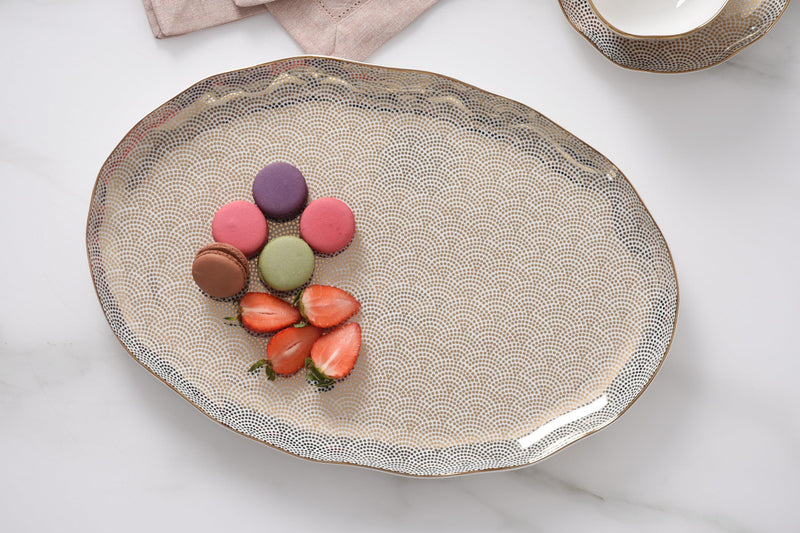 Pampa Bay - Sensu Large Oval Platter - Limolin 