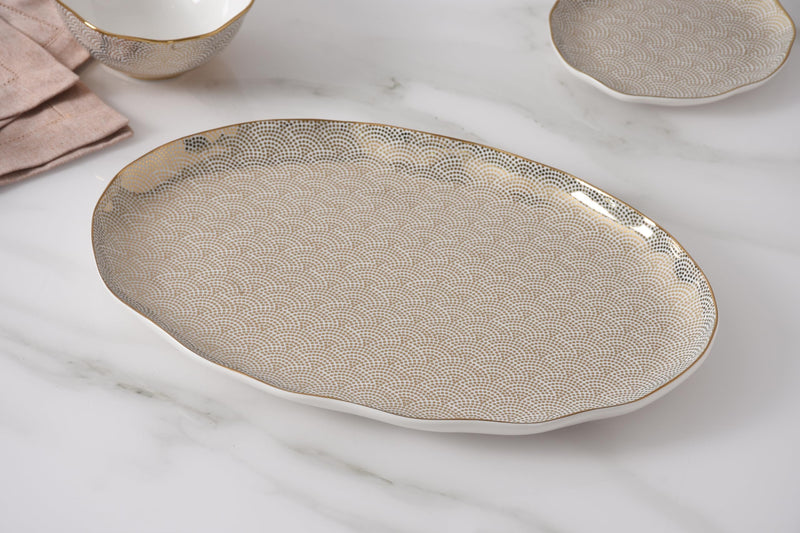 Pampa Bay - Sensu Large Oval Platter - Limolin 