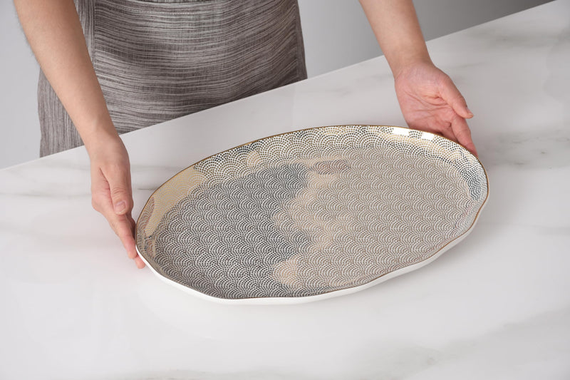 Pampa Bay - Sensu Large Oval Platter - Limolin 
