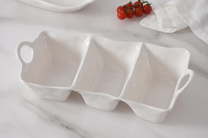Pampa Bay - Waves Melamine 3-Section Serving Piece - Limolin 