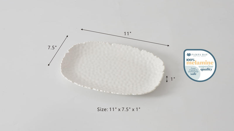 Pampa Bay - Waves Melamine Small Serving Platter - Limolin 