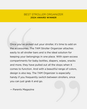 Romy Stroller Organizer - Ushuaia  / Faux Fur