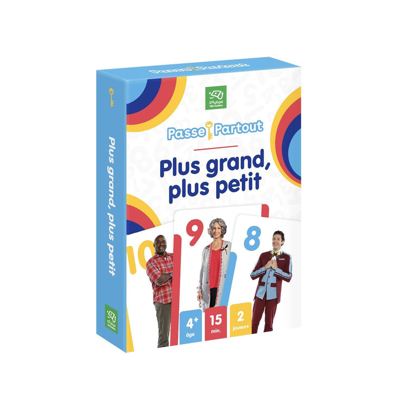 Passe-Partout - Jeux De Cartes - Plus Grand, Plus Petit (Fr) - Limolin 