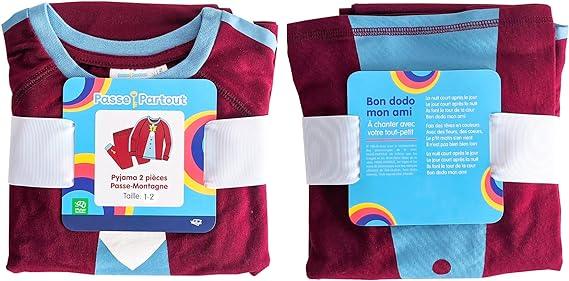 Passe-Partout - Pyjama - Bourgone (Passe - Montagne) 3/4 - Limolin 