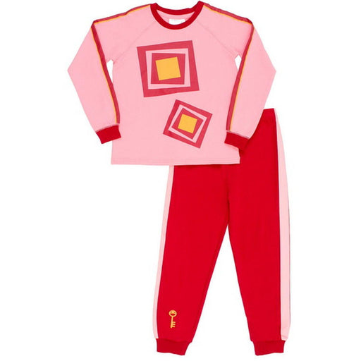 Passe-Partout - Pyjama - Rouge (Passe - Carreau) 7/8 - Limolin 