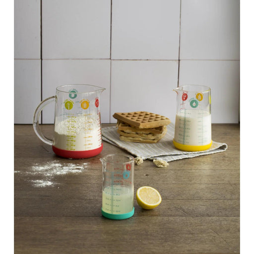 Pebbly - Measuring Jug 200ml/7oz Blue Metric & Imperial - Limolin 