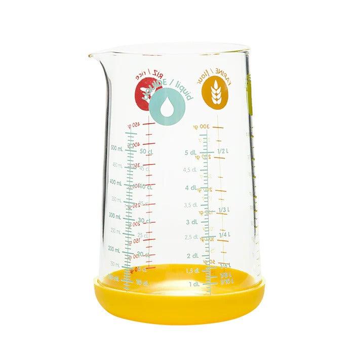 Pebbly - Measuring Jug 500ml/17oz Yellow Metric & Imperial - Limolin 