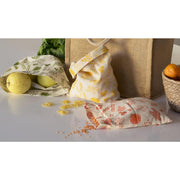 Pebbly - Organic Food Bag Small-Red 15X20cm Cotton - Limolin 