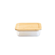 Pebbly - Rect Container W/Bamboo Lid - Limolin 