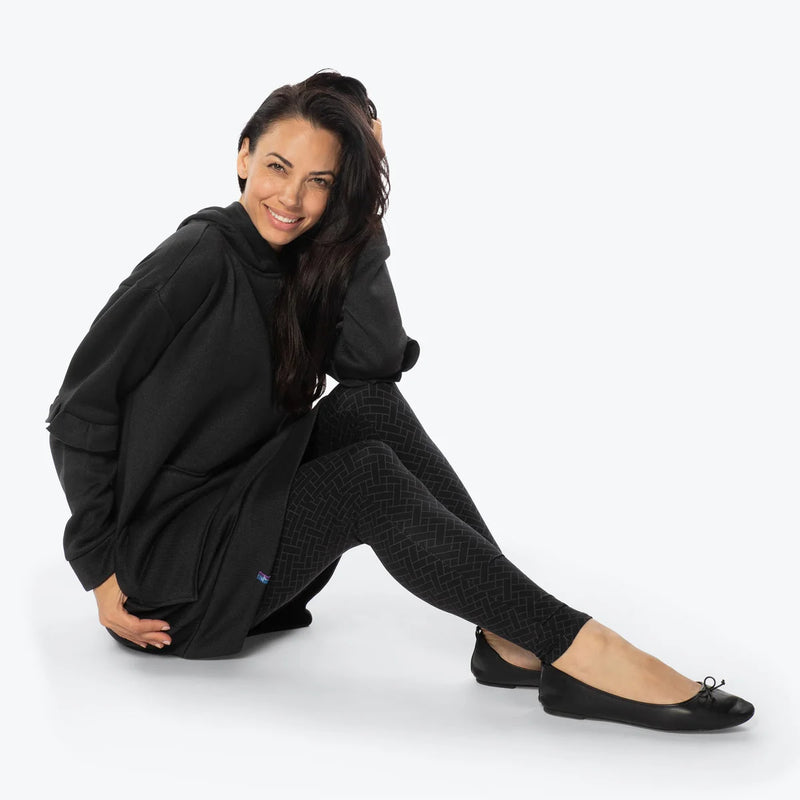 LUG - Peekaboo Sweater Fleece Tunic Hoodie