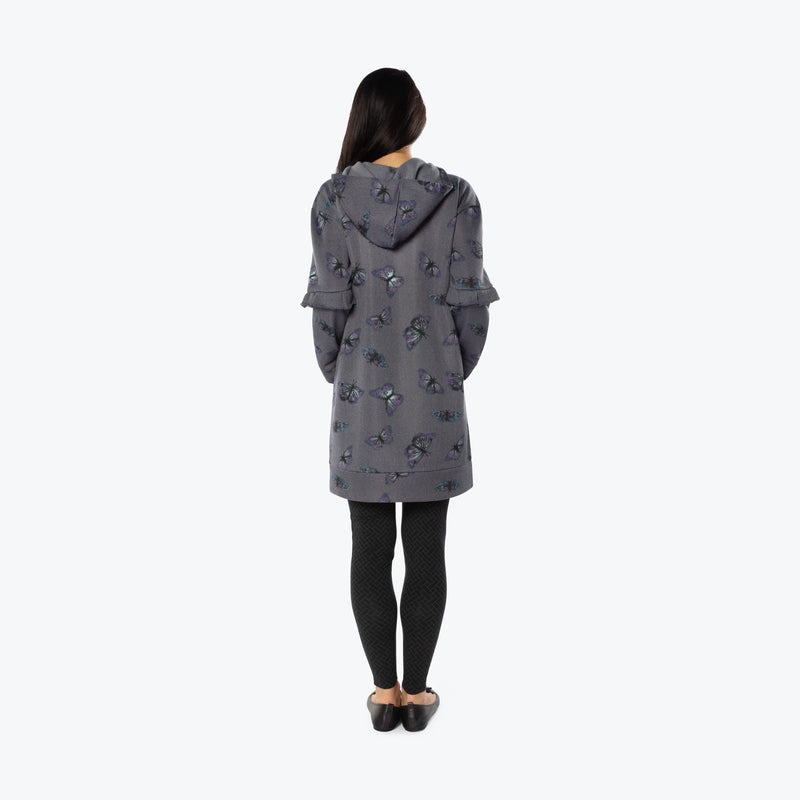 LUG - Peekaboo Sweater Fleece Tunic Hoodie