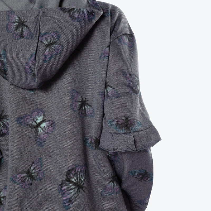 LUG - Peekaboo Sweater Fleece Tunic Hoodie