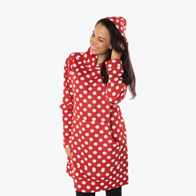 LUG - Peekaboo Sweater Fleece Tunic Hoodie