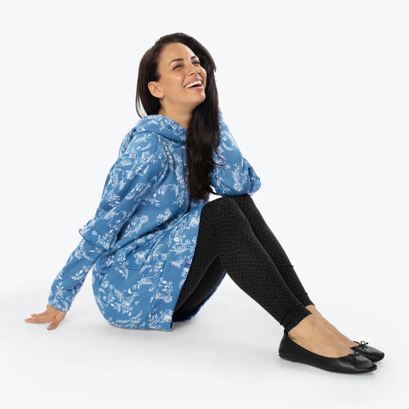 LUG - Peekaboo Sweater Fleece Tunic Hoodie