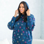 LUG - Peekaboo Sweater Fleece Tunic Hoodie