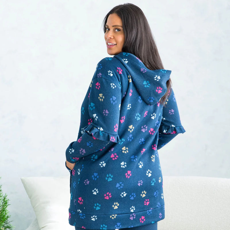 LUG - Peekaboo Sweater Fleece Tunic Hoodie