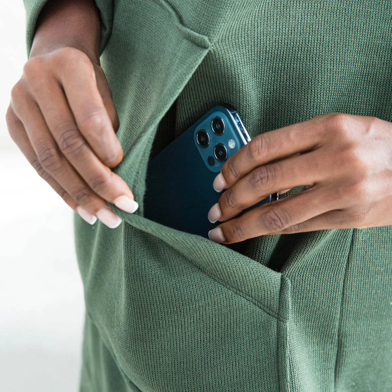 LUG - Peekaboo Sweater Fleece Tunic Hoodie