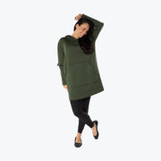LUG - Peekaboo Sweater Fleece Tunic Hoodie