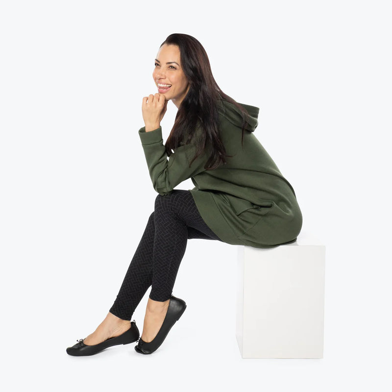 LUG - Peekaboo Sweater Fleece Tunic Hoodie