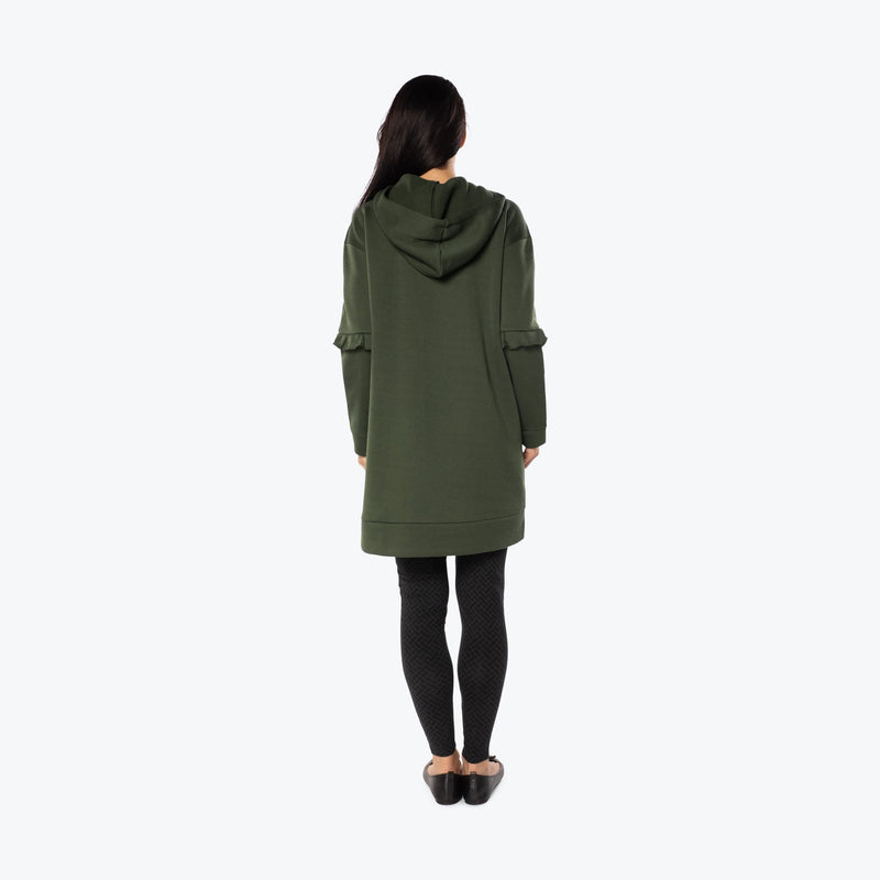 LUG - Peekaboo Sweater Fleece Tunic Hoodie