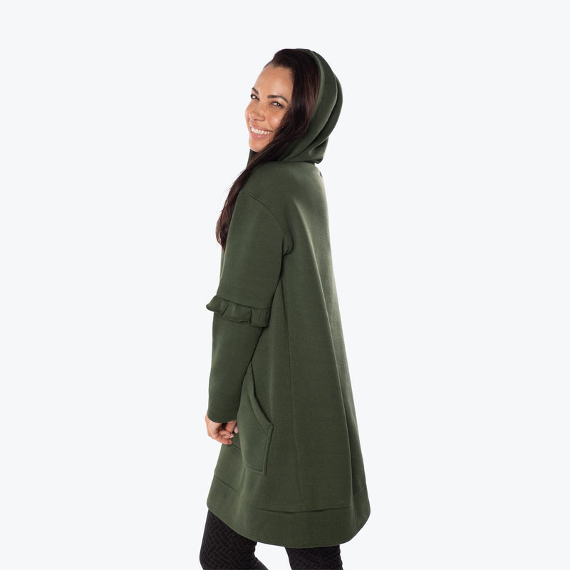 LUG - Peekaboo Sweater Fleece Tunic Hoodie