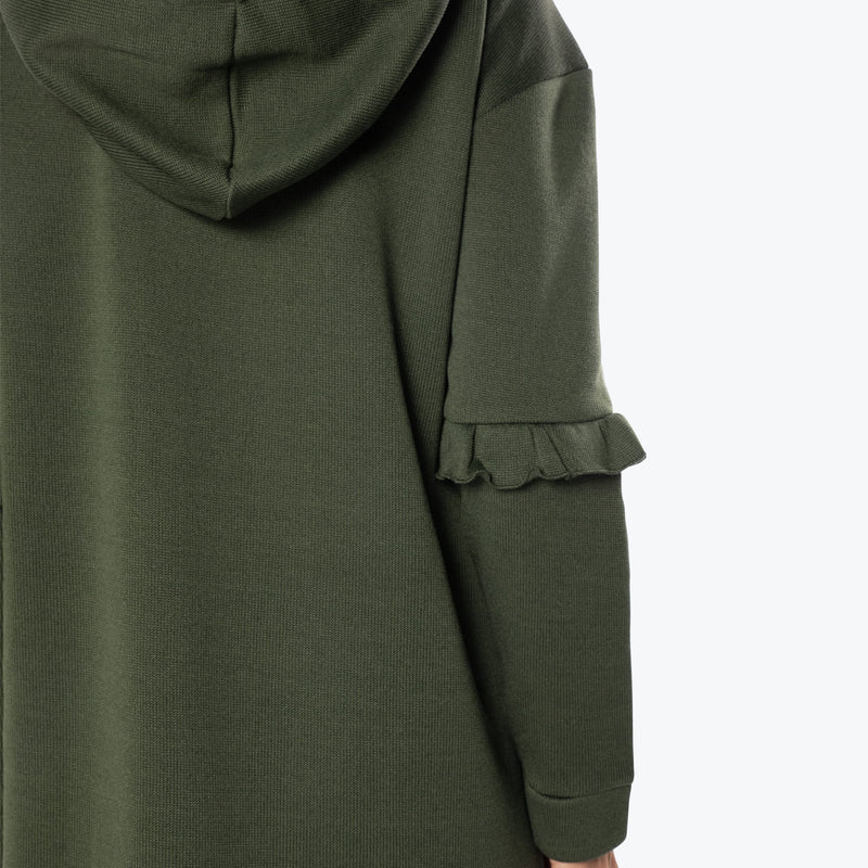 LUG - Peekaboo Sweater Fleece Tunic Hoodie