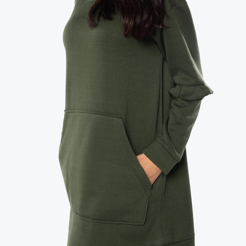 LUG - Peekaboo Sweater Fleece Tunic Hoodie