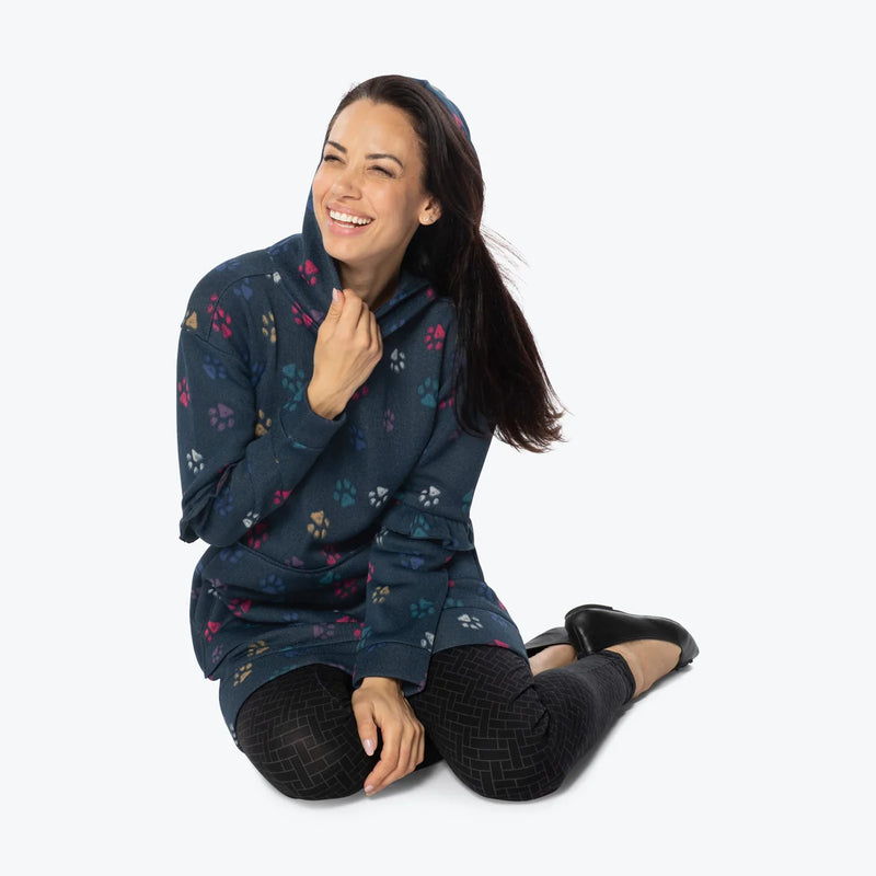 LUG - Peekaboo Sweater Fleece Tunic Hoodie