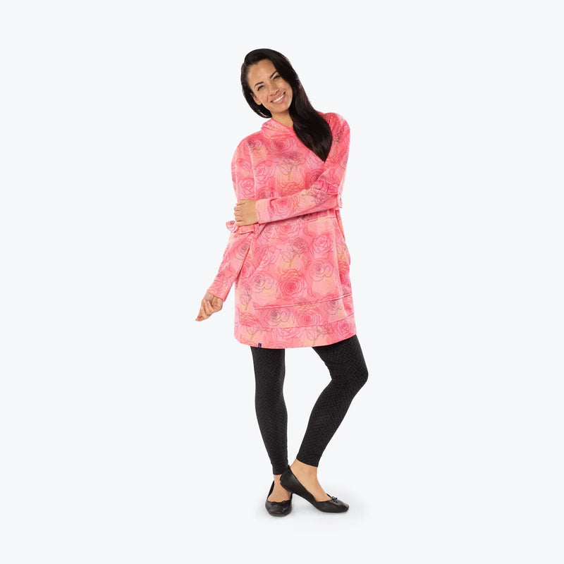 LUG - Peekaboo Sweater Fleece Tunic Hoodie