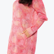 LUG - Peekaboo Sweater Fleece Tunic Hoodie